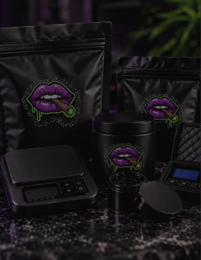 Mylar bags, digital scales and stash jars