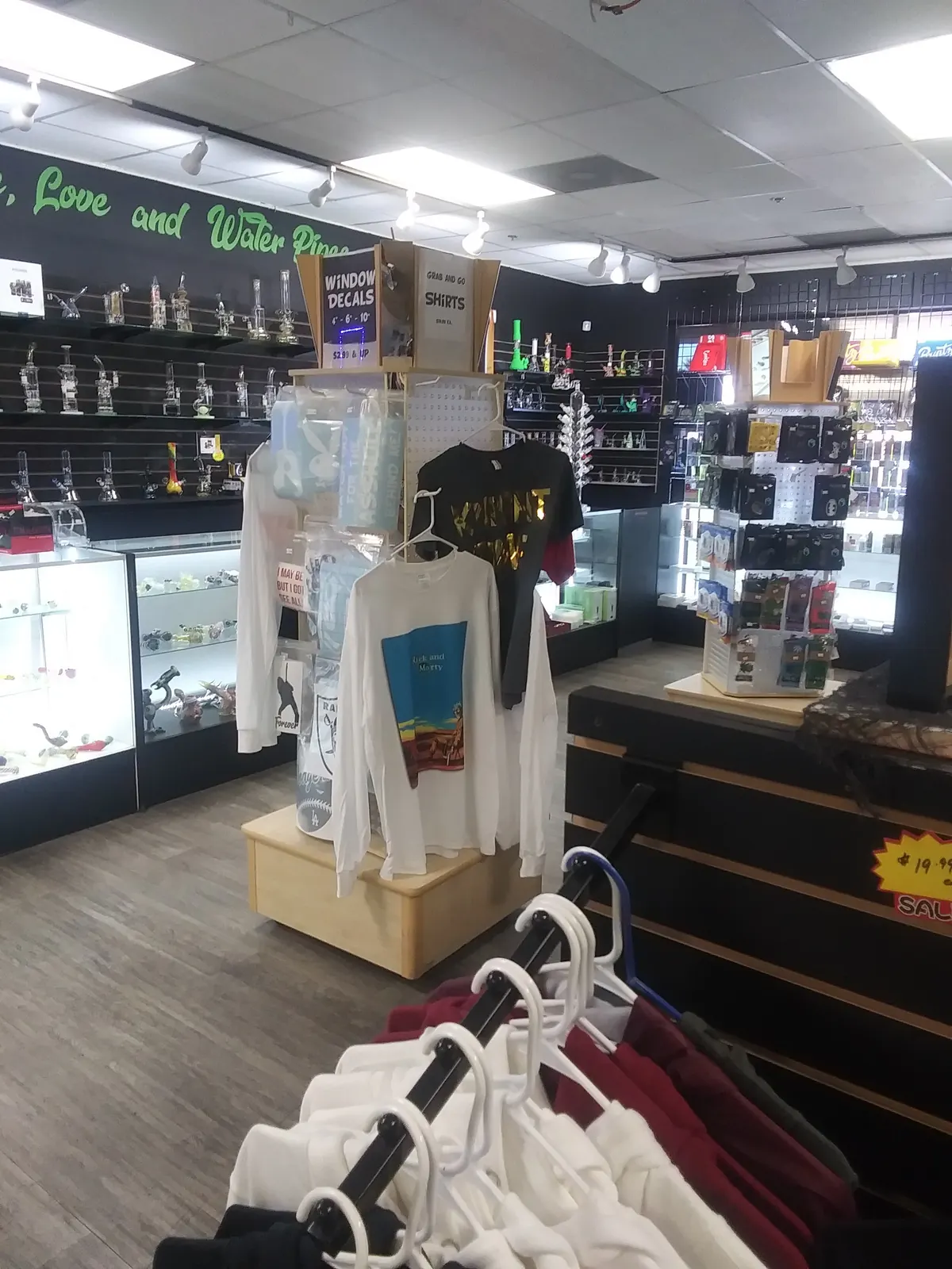 The shop floor at Much Love, 708 N Rainbow Blvd, Las Vegas